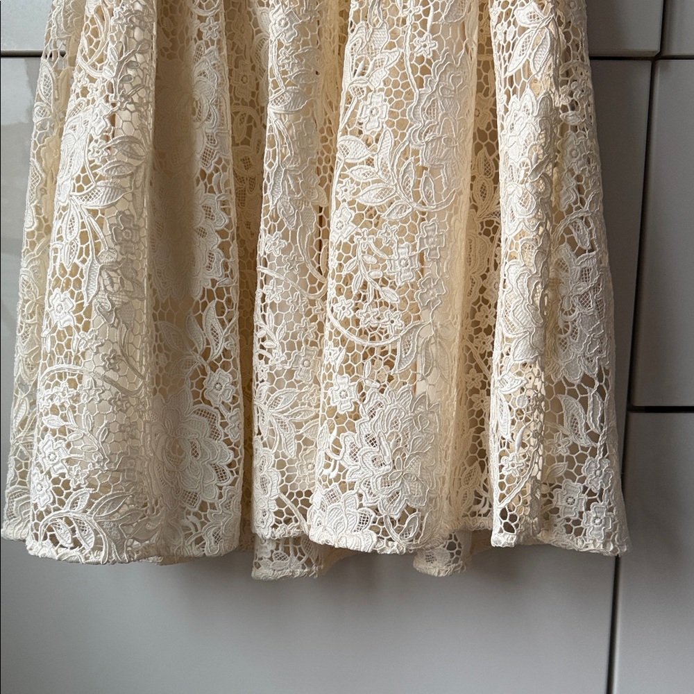 Self-Portrait Crystal Embellished Lace Bow Mini Dress - Picture 11 of 11